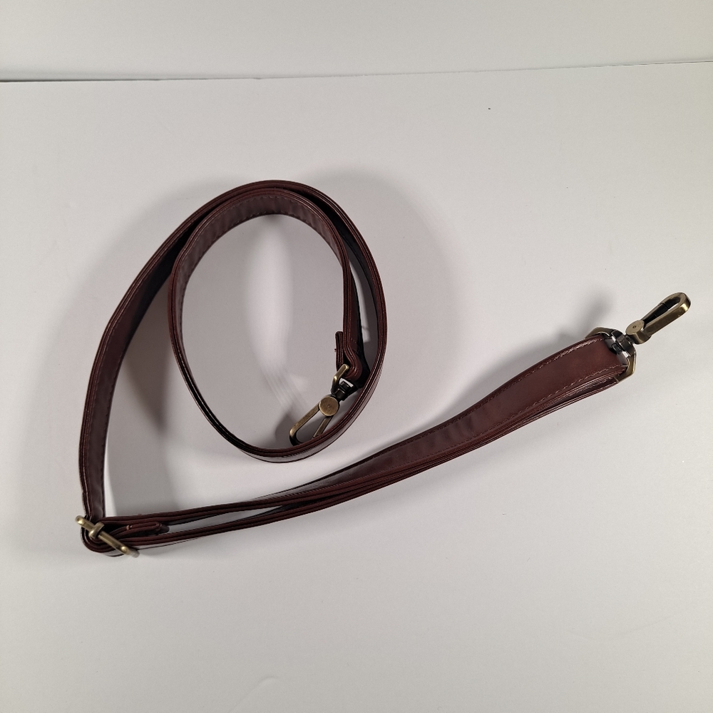 ECOSUSI Women's Briefcase Leather Laptop Brown Satchel with Bow Accent - Picture 5 of 9